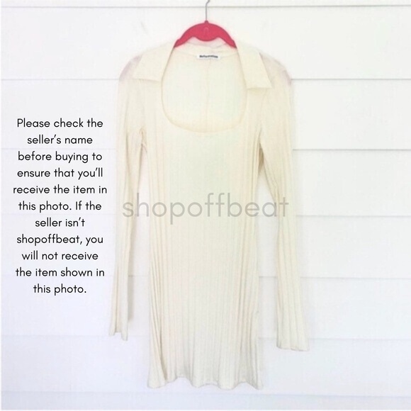 NEW Reformation Vittoria Dress Ivory Medium - Picture 8 of 17